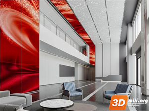 Lobby front desk Skp Files 